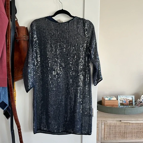 Haute Hippie; sequin dress and slip dress, one flaw on the back